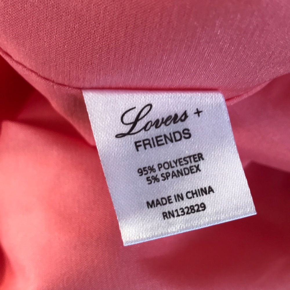 NWT Revolve Coral Riviera Strapless Midi Dress - Picture 7 of 7